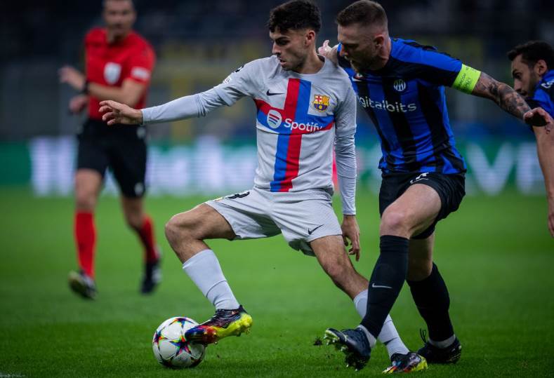 برشلونه وانتر ميلان